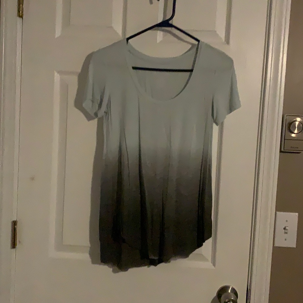 Ombré soft and sexy slub t shirt